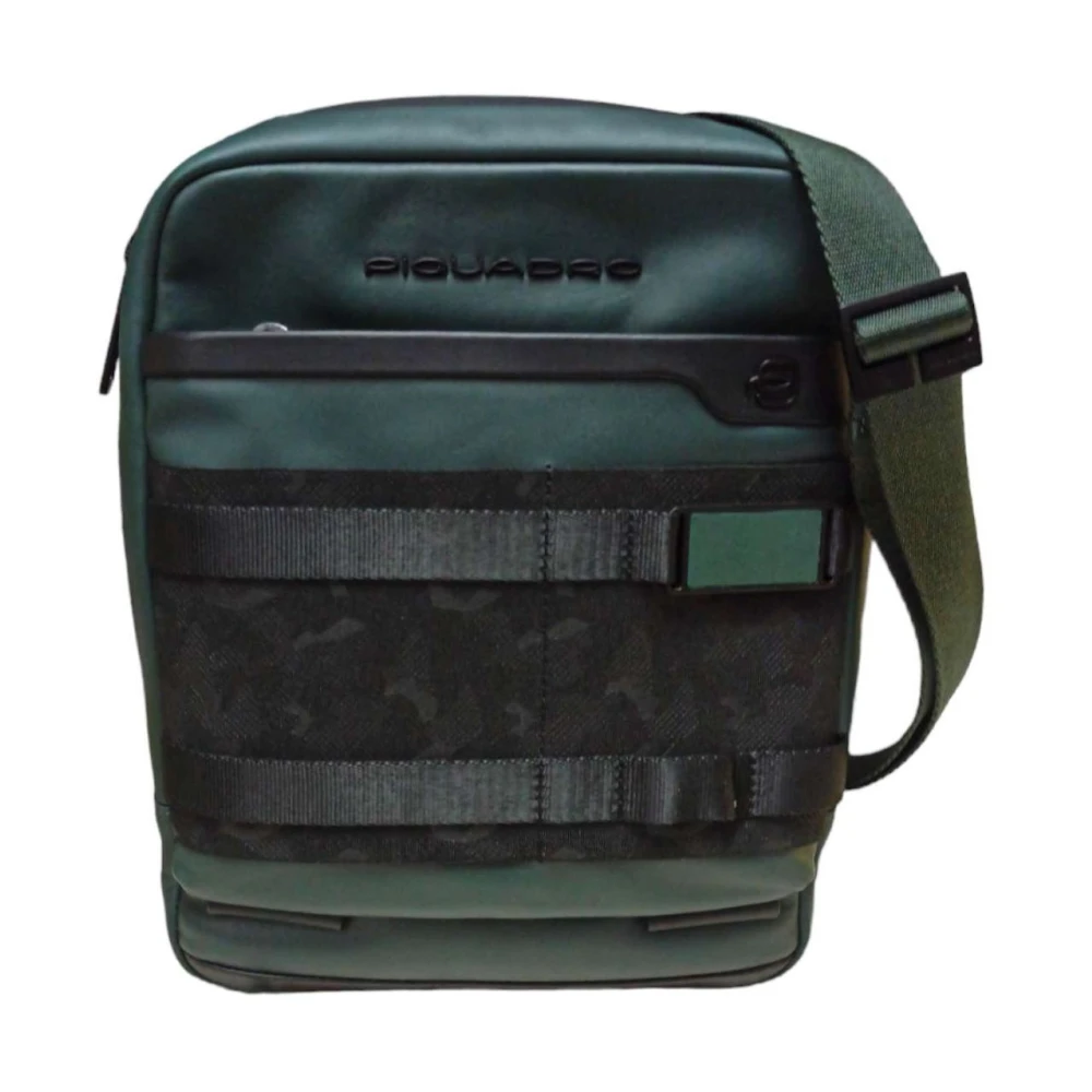 Piquadro Schoudertas Green Unisex