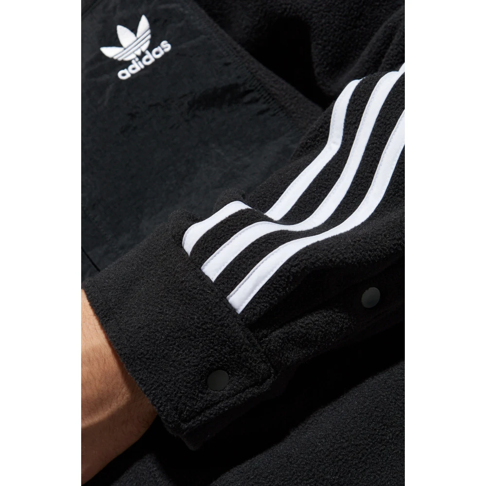 adidas Originals Sweatshirt met geborduurd logo Black Heren