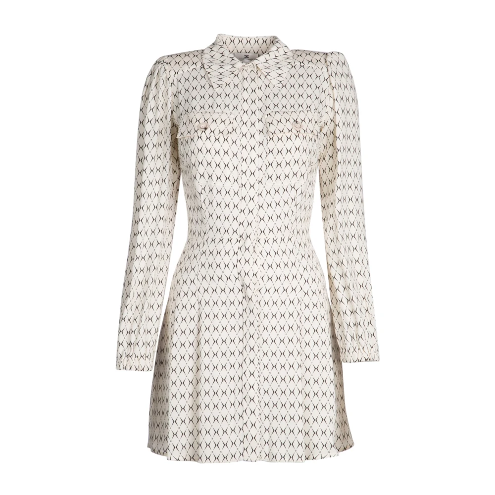 Elisabetta Franchi Elegante Jurk voor Vrouwen White Dames