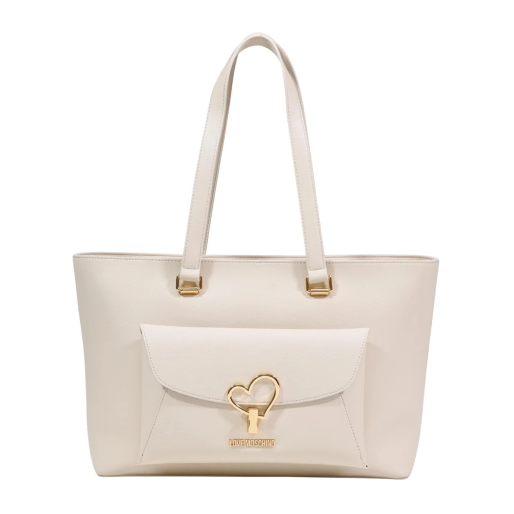 Love Moschino Women's Beige Shopping Bags, One Size, Jc4136pp1