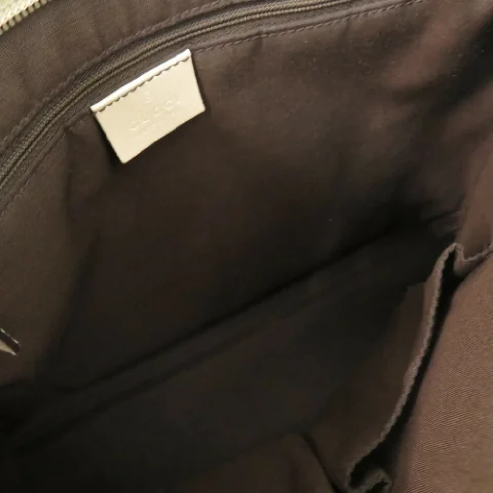 Gucci Vintage Pre-owned Canvas gucci-bags Beige Dames