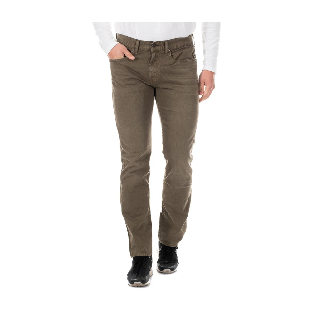 Nautica Brown Long Straight Jeans - Male - Slim Fit Jeans - W31 - Jeans