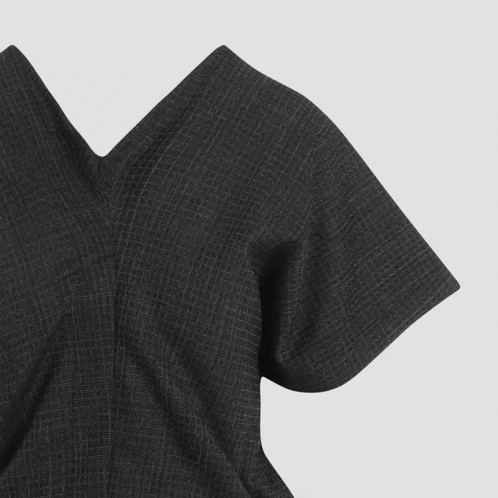 Balenciaga Op maat gemaakte broek top in zwart groen Black Dames