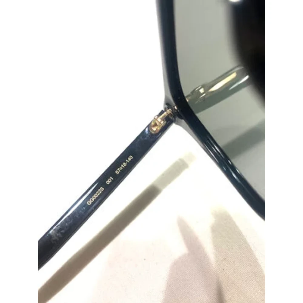 Gucci Vintage Pre-owned Plastic sunglasses Black Dames