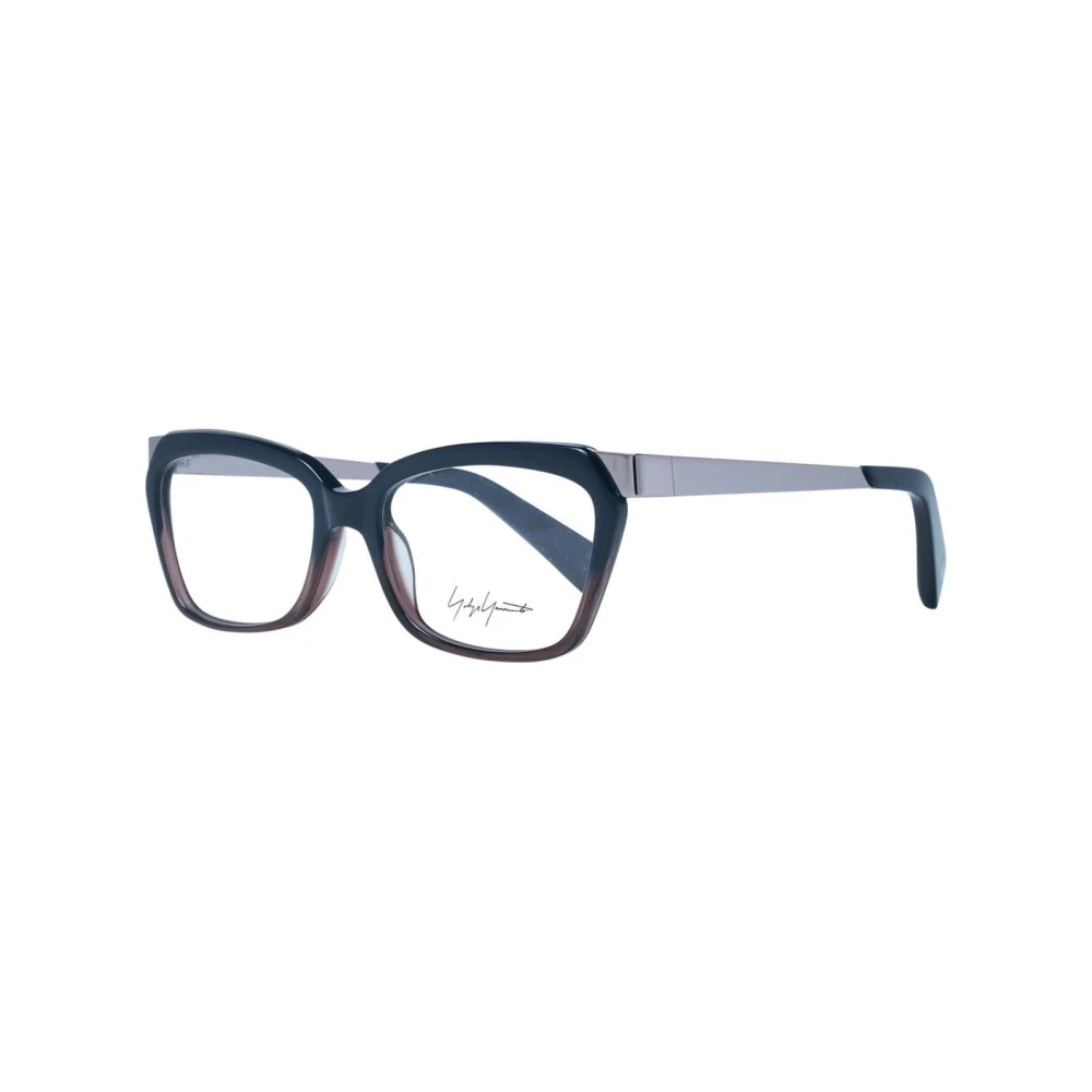 Yohji Yamamoto Unisex Blue Glasses, One Size, Rectangle Optical Frames