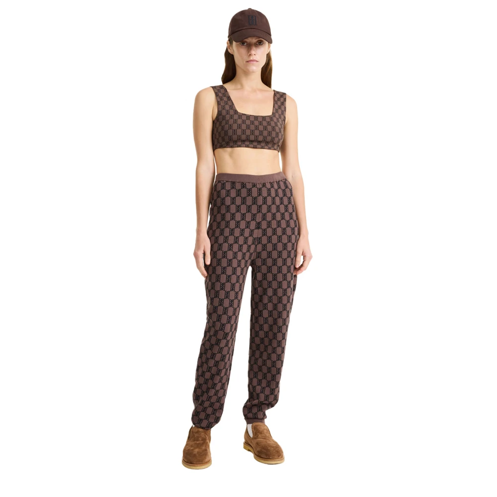 By Malene Birger Comfortabele donkere mahonie sweatpants By Herenne Birger Brown Dames