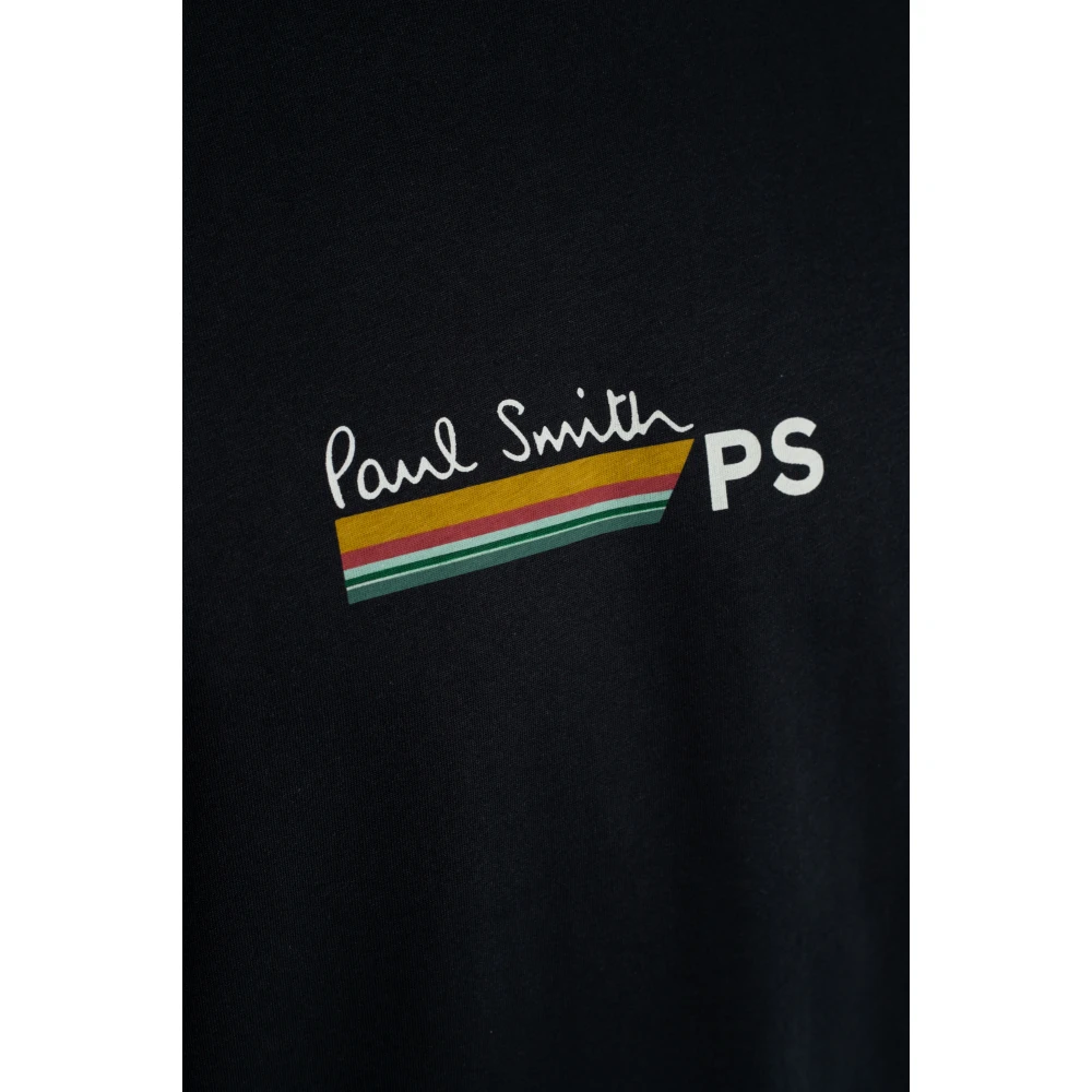 PS By Paul Smith T-shirt met logo Blue Heren