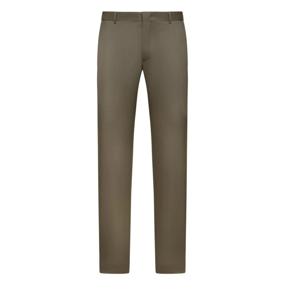 Pt Torino Men's Green Epsilon Trousers - Slim-Fit Trousers - M - Trousers