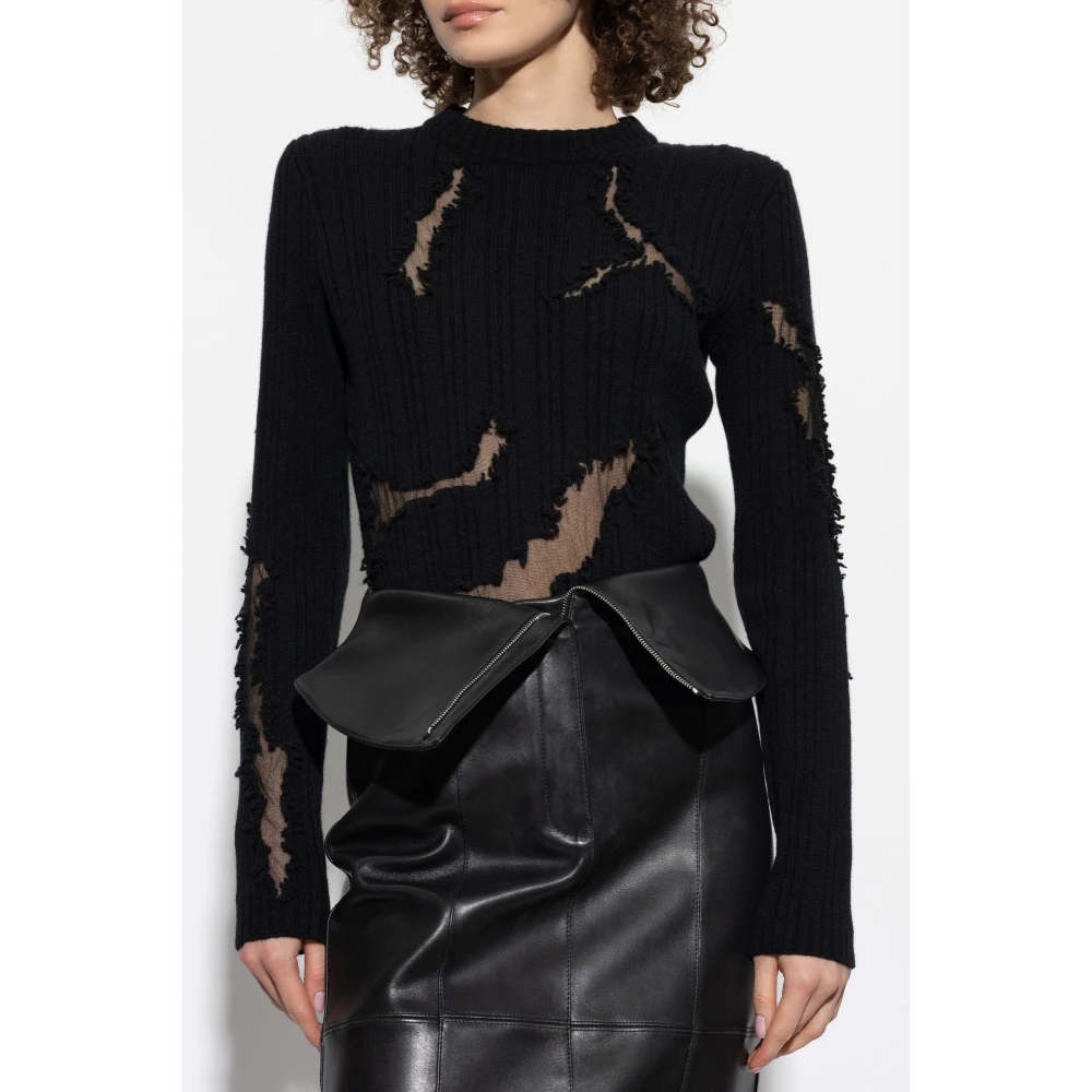 alexander mcqueen Wollen trui Black Dames