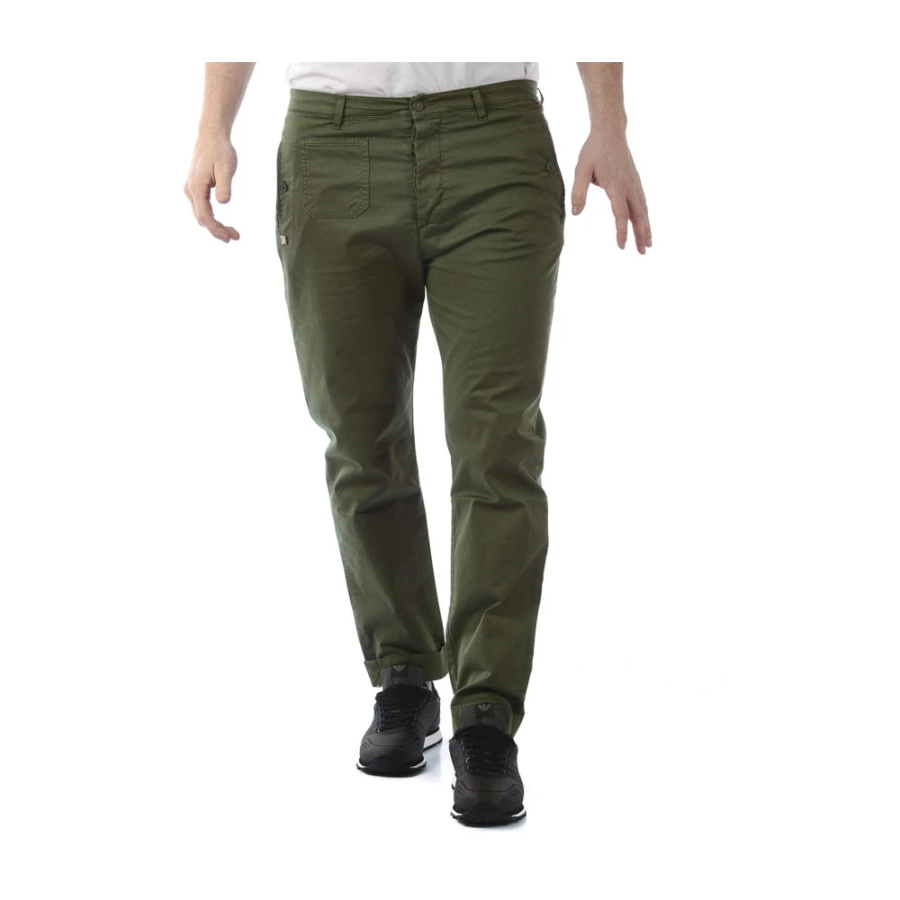 Daniele Alessandrini Men's Green Chinos, W36, Jeans Trouser