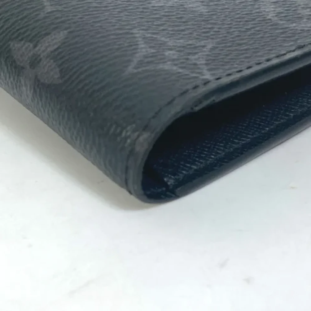 Louis Vuitton Vintage Pre-owned Fabric wallets Black Heren