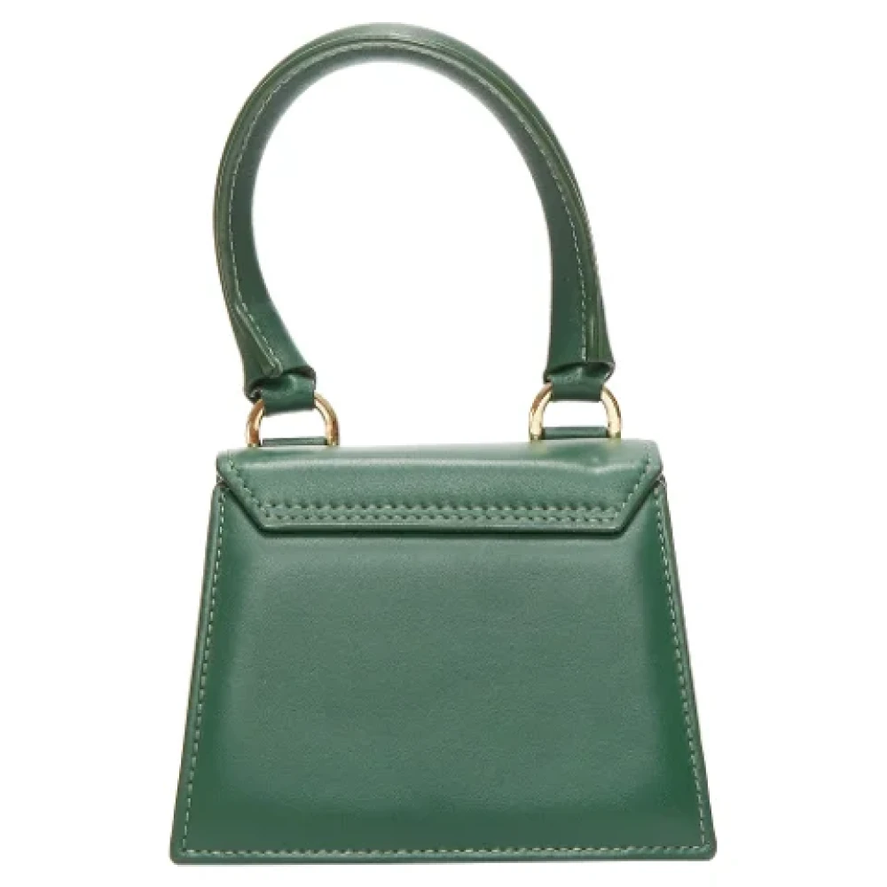 Jacquemus Pre-owned Leather handbags Green Dames