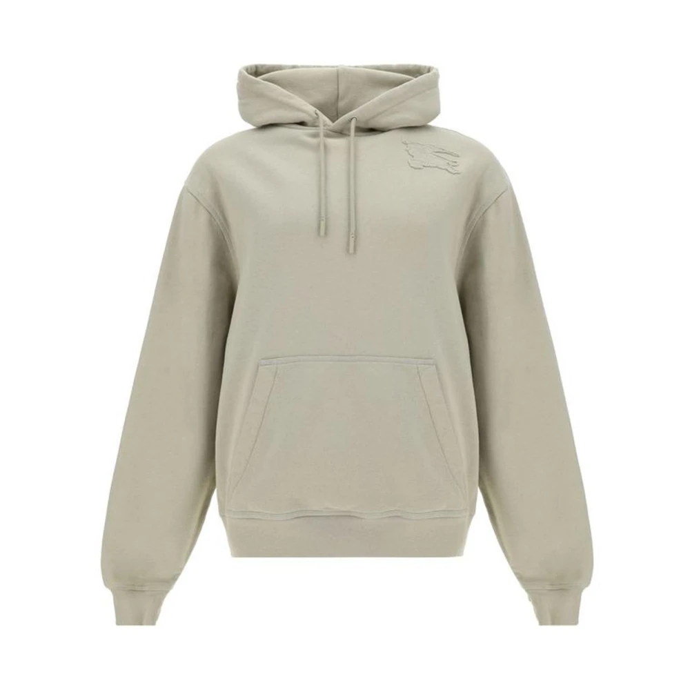 Burberry Iconische katoenen hoodie met trekkoord Green Heren