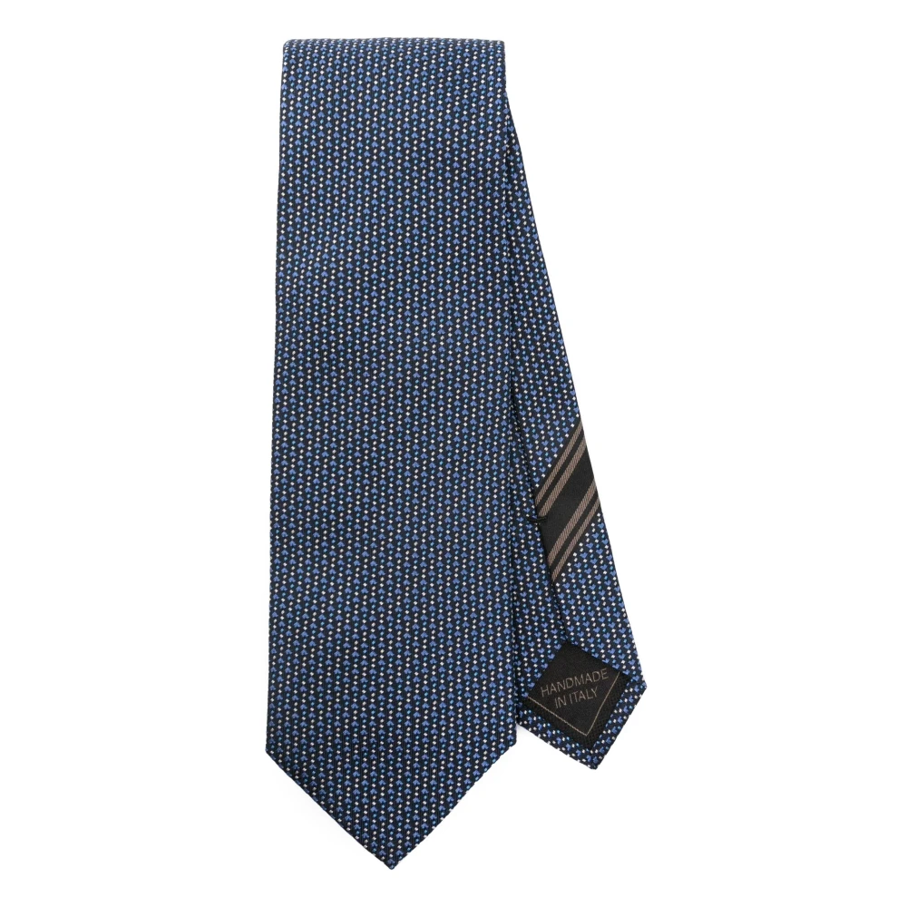 Brioni Elegant Zwart Zijden Sjaal Black Heren