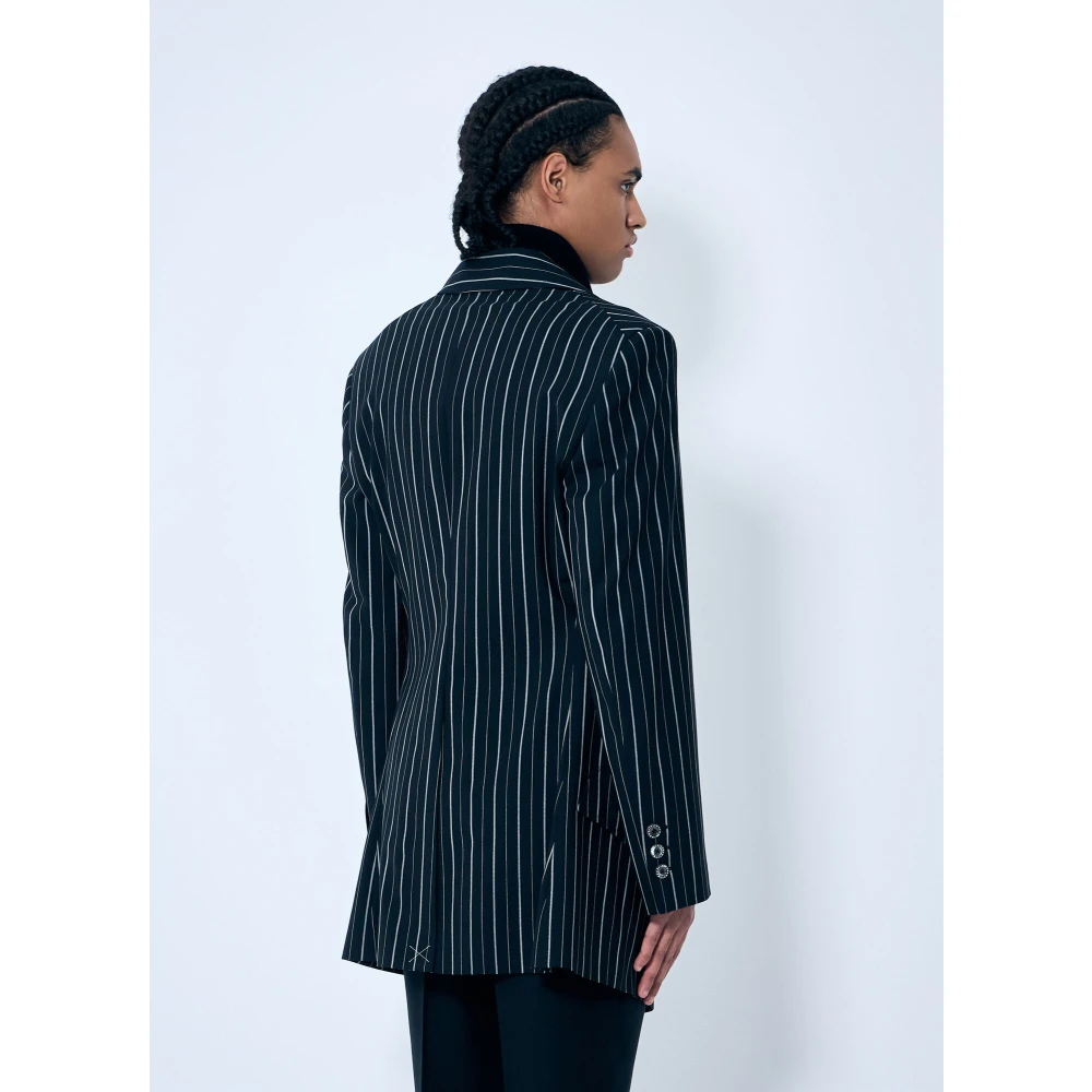Vivienne Westwood Pinstripe Getailleerde Blazer Black Heren