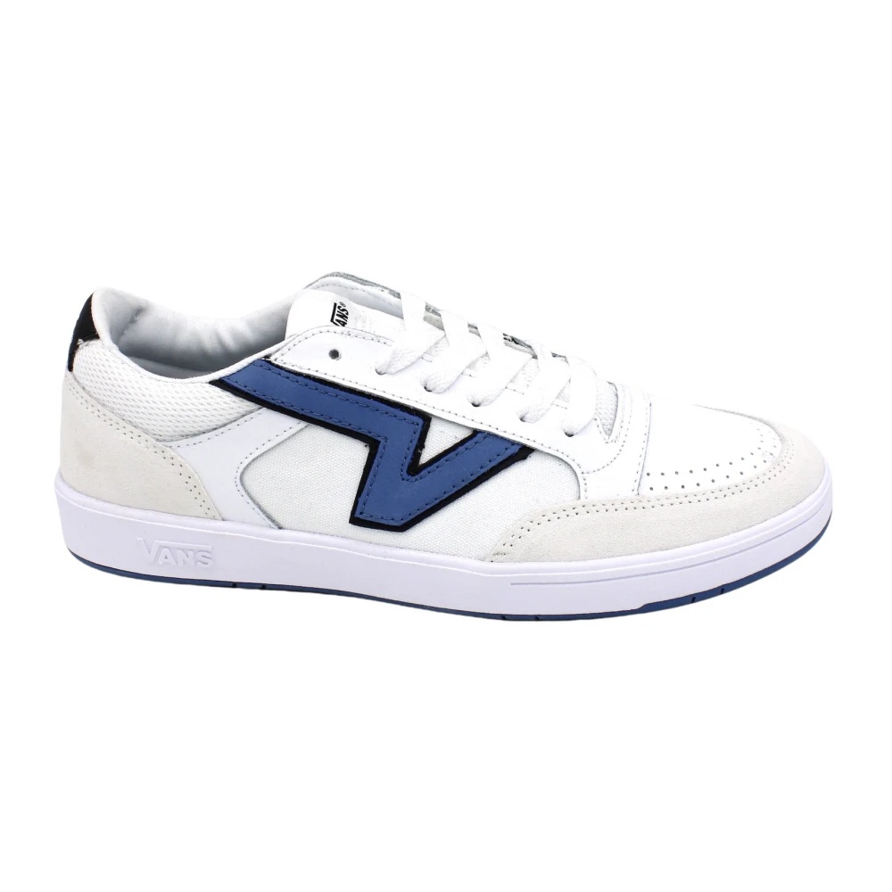Vans Canvas Suède Rubberen Zool Veterschoen Heren Schoenen Wit