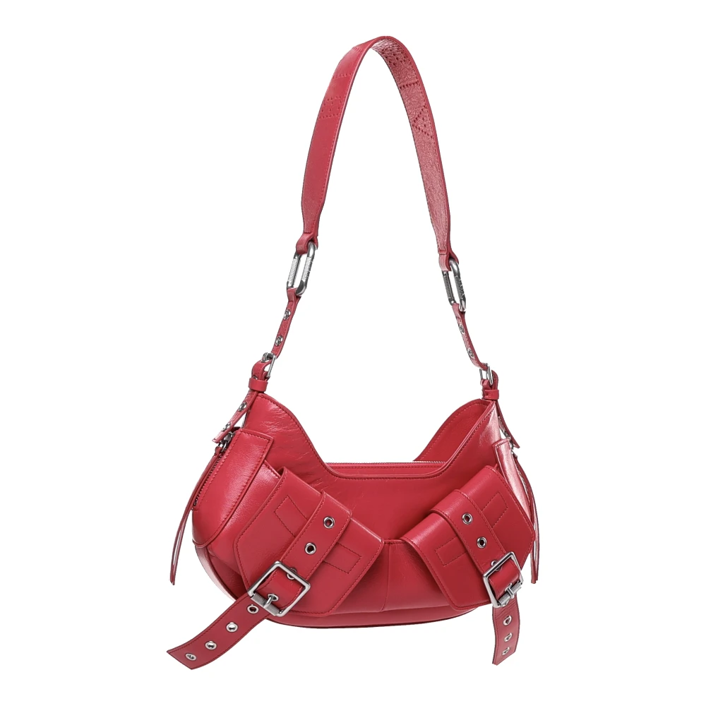Biasia Dynamische Geslachtsneutrale Schoudertas Pink Dames