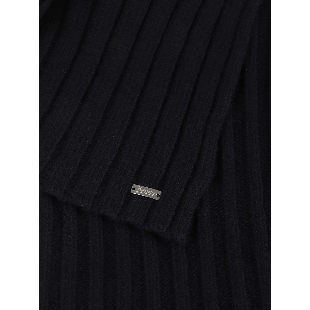 Herno Winter Scarf Blue Heren