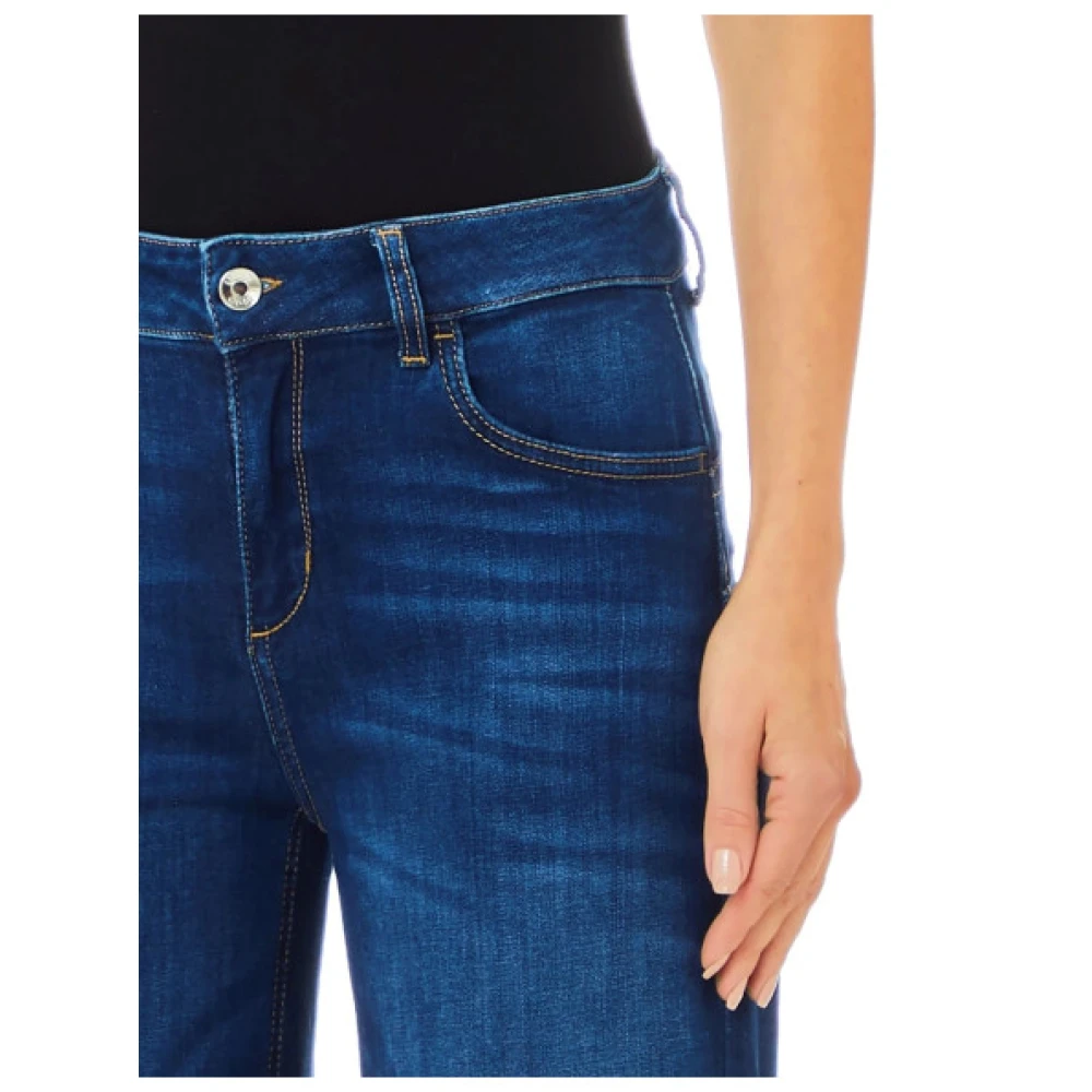 Liu Jo Flare jeans met wijde pijpen Blue Dames