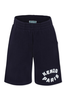 short-sport-bleu-avec-logo-brode
