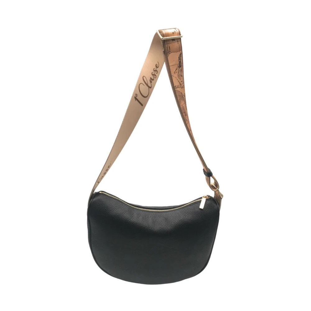 Alviero Martini 1a Classe Klassieke Geo Print Schoudertas Black Dames