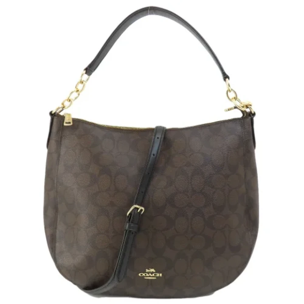 Coach Pre-owned Plastic shoulder-bags Black Dames