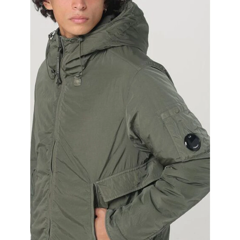 C.P. Company Stijlvolle Medium Jas Green Heren