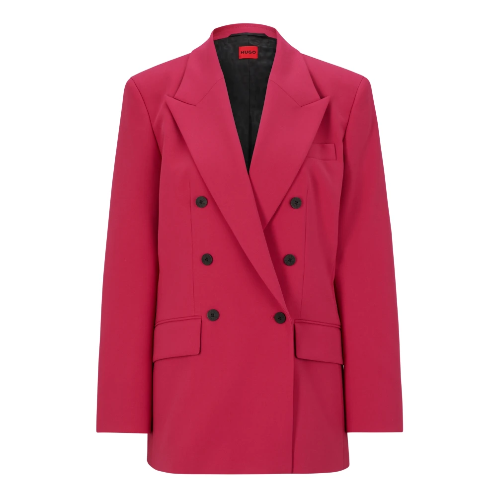 Hugo - Jackets > Blazers - Pink - Hugo - Modalova