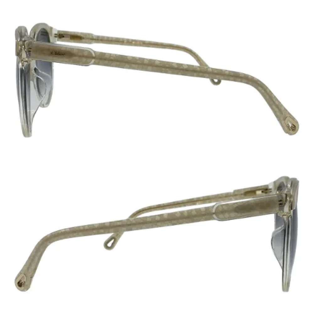 Chloé Pre-owned Plastic sunglasses Beige Dames