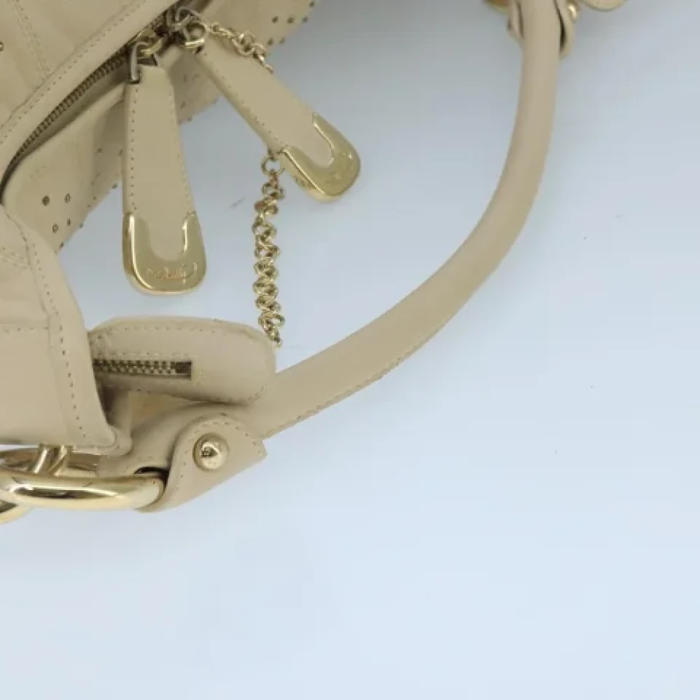 Bally Pre-owned Leather shoulder-bags Beige Dames