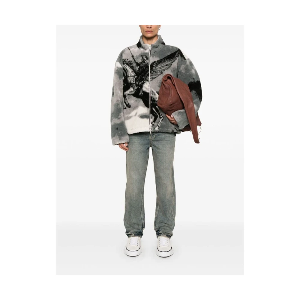 Represent Abstract Fleece Mascotte Sweater Multicolor Heren