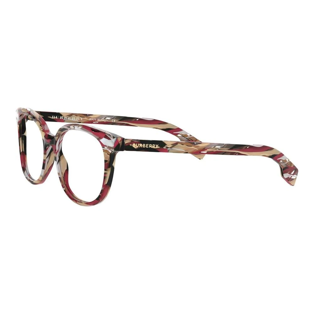 Burberry Striped Check Eyewear Frames Multicolor Unisex