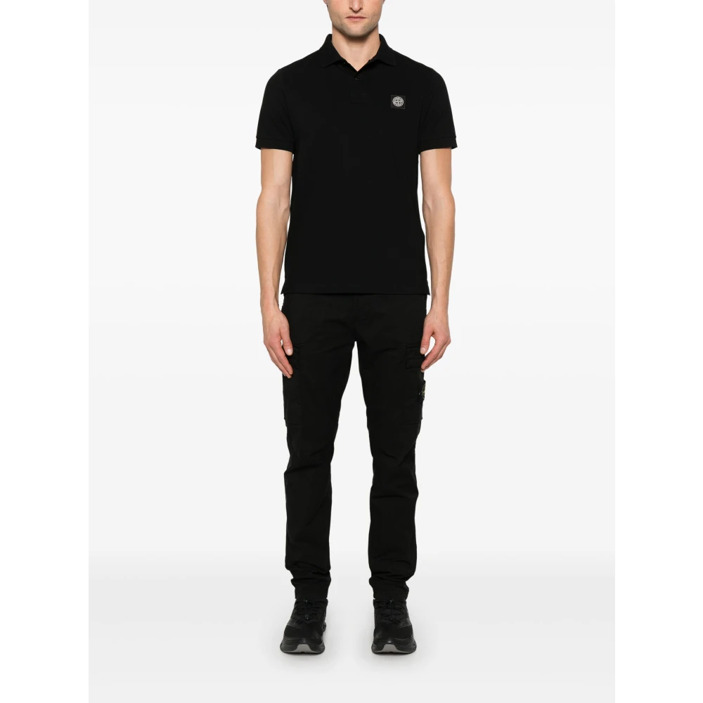 Stone Island Zwarte Casual Kleding voor Mannen Black Heren