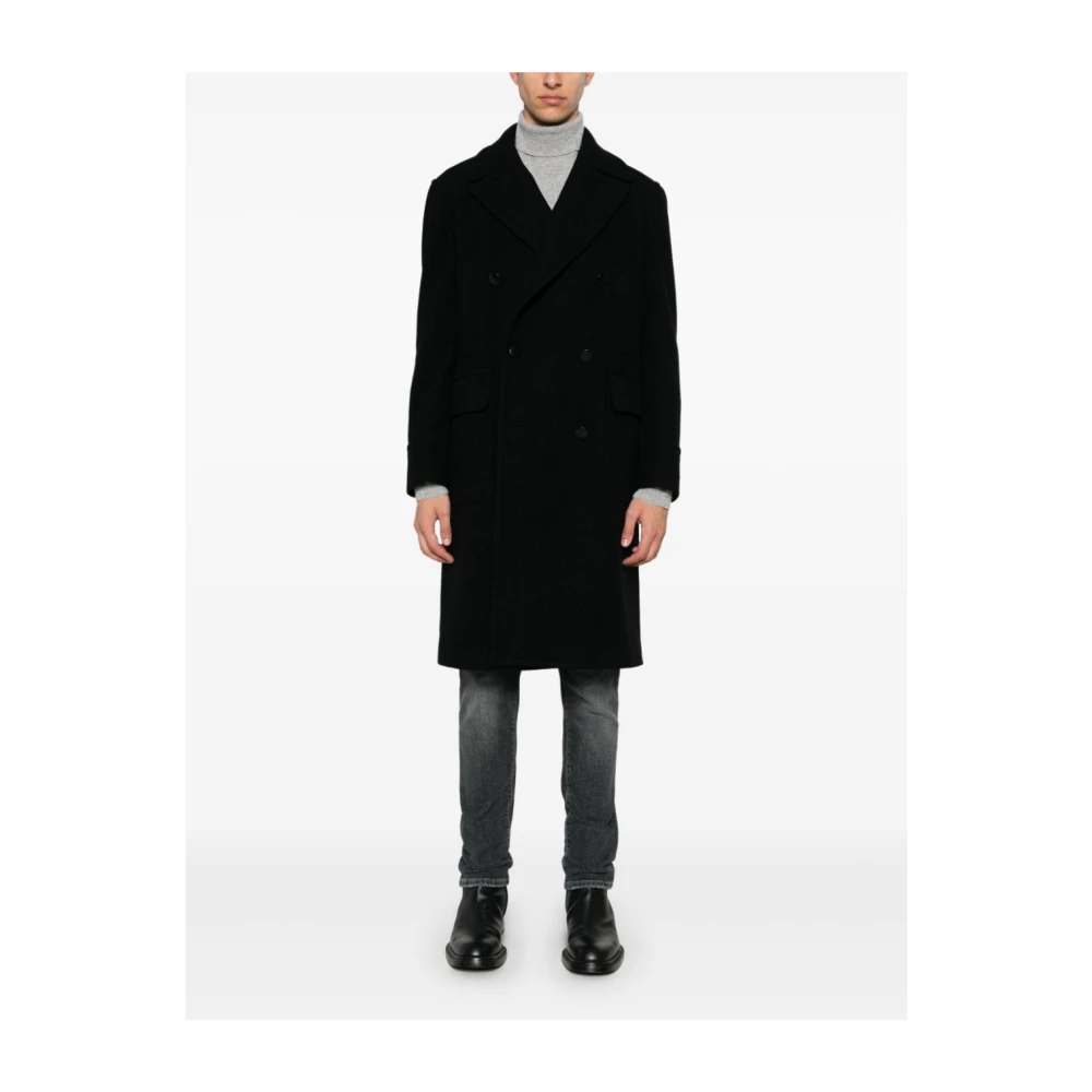 Tagliatore Zwarte Jassen voor Mannen Black Heren