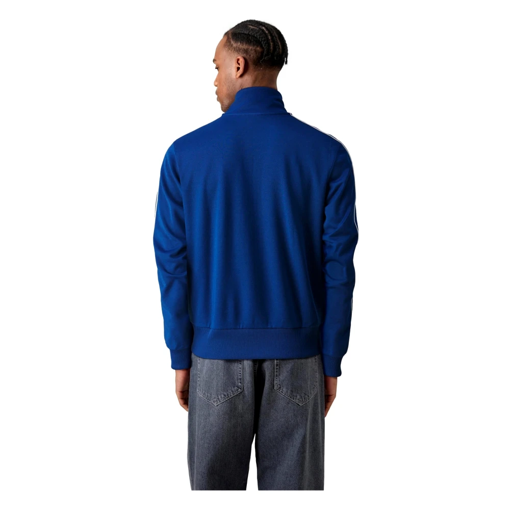 Lacoste Royal Paris Gestreepte Jas Blue Heren