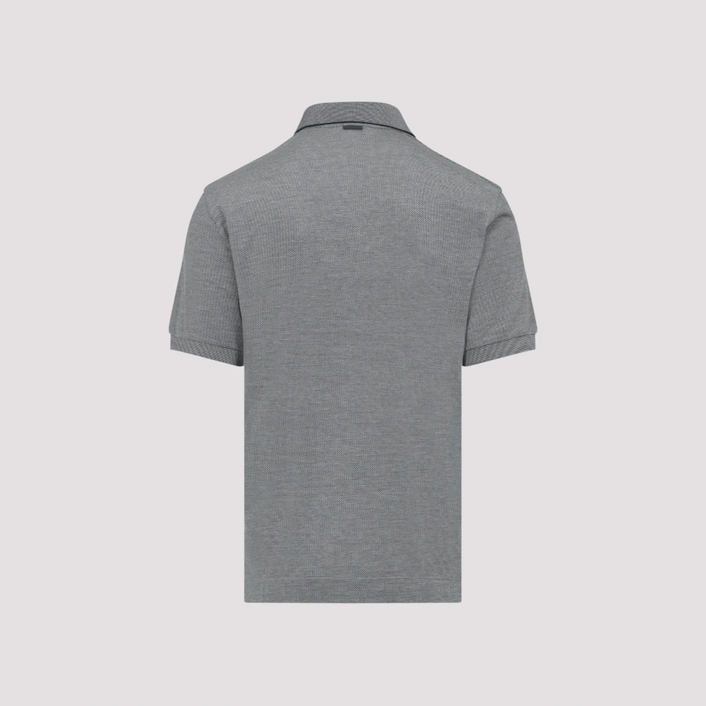 Ermenegildo Zegna Luxe Groene T-shirt Ss25 Gray Heren
