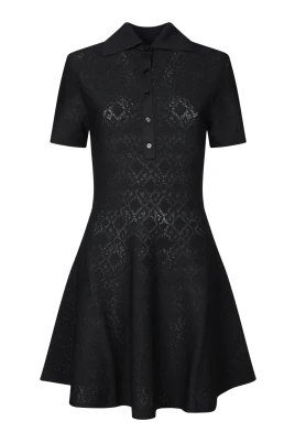 Polo Dress in Monogram 72 Jacquard