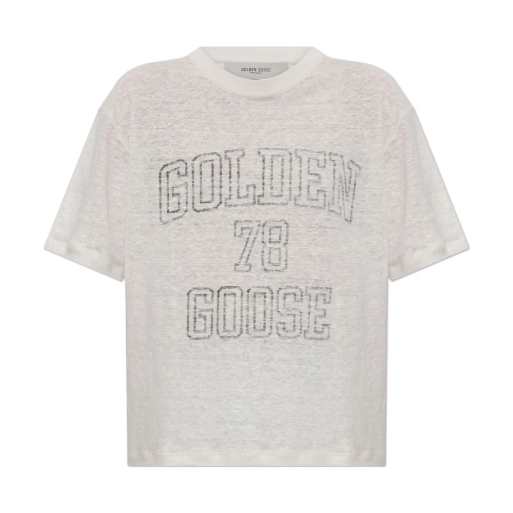 Golden Goose Zwart T-shirt Black Dames