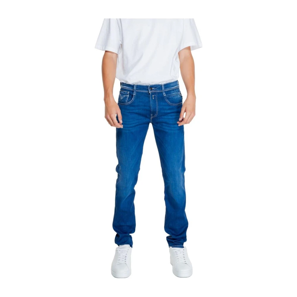 Replay Slim-fit Jeans Blue Heren