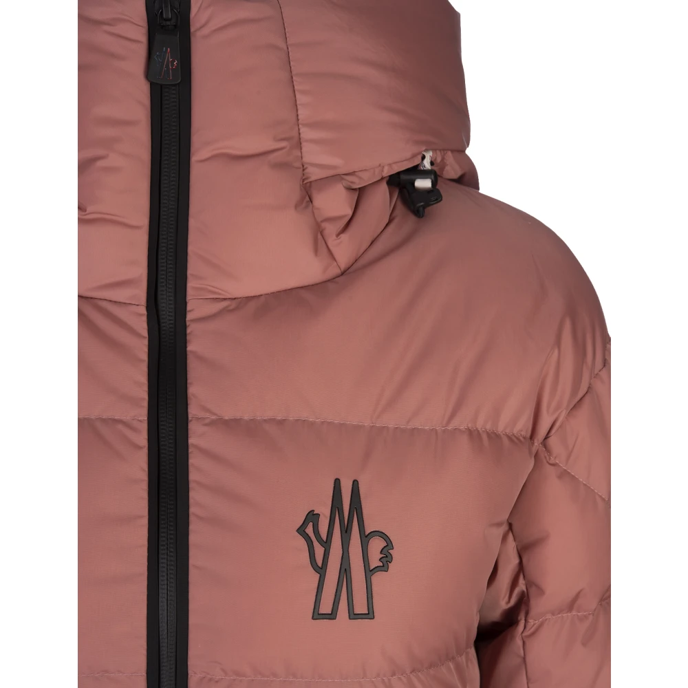 Moncler Roze Bouquetin Down Ski Jas Pink Dames