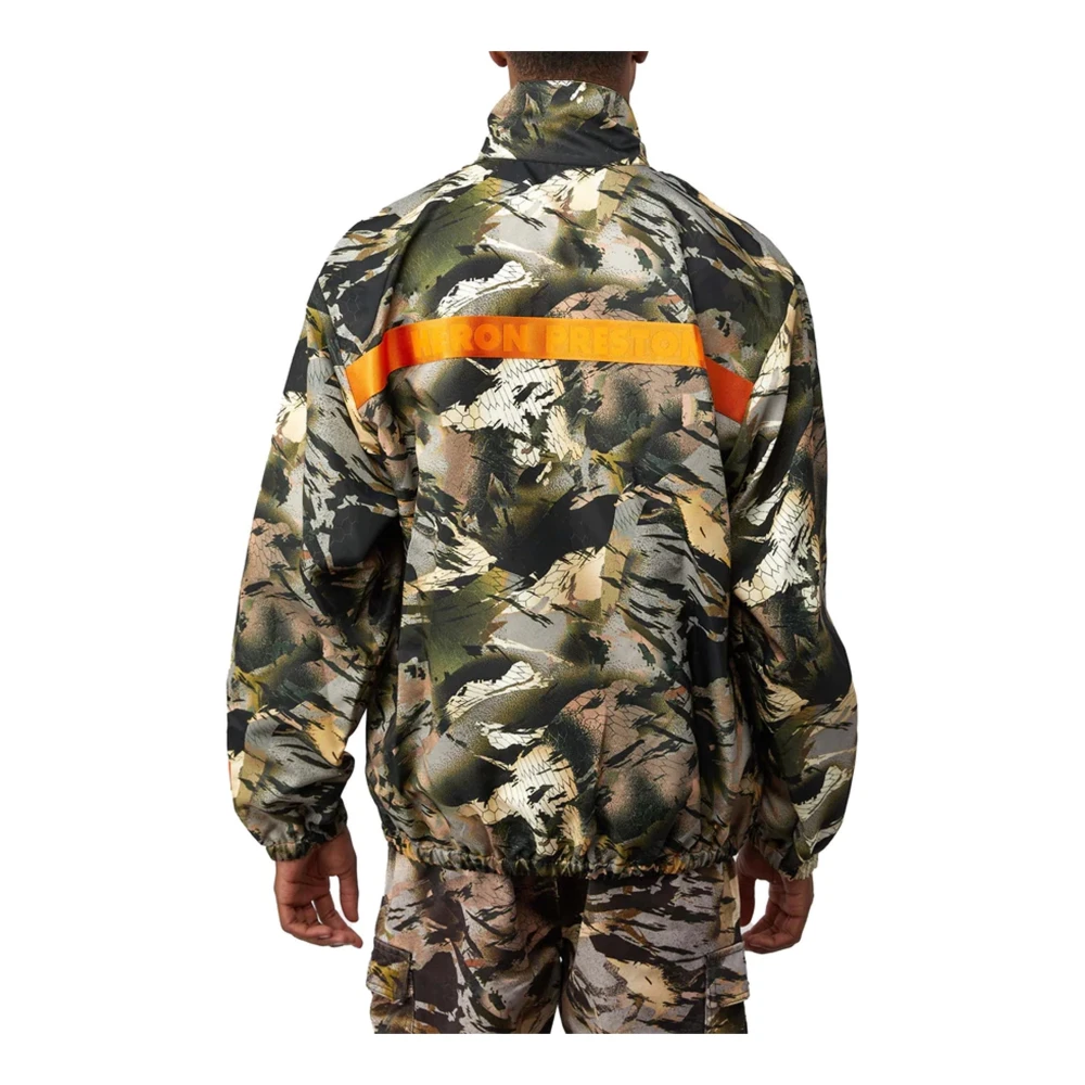 Heron Preston Camouflage Windbreaker met Logodetail Multicolor Heren