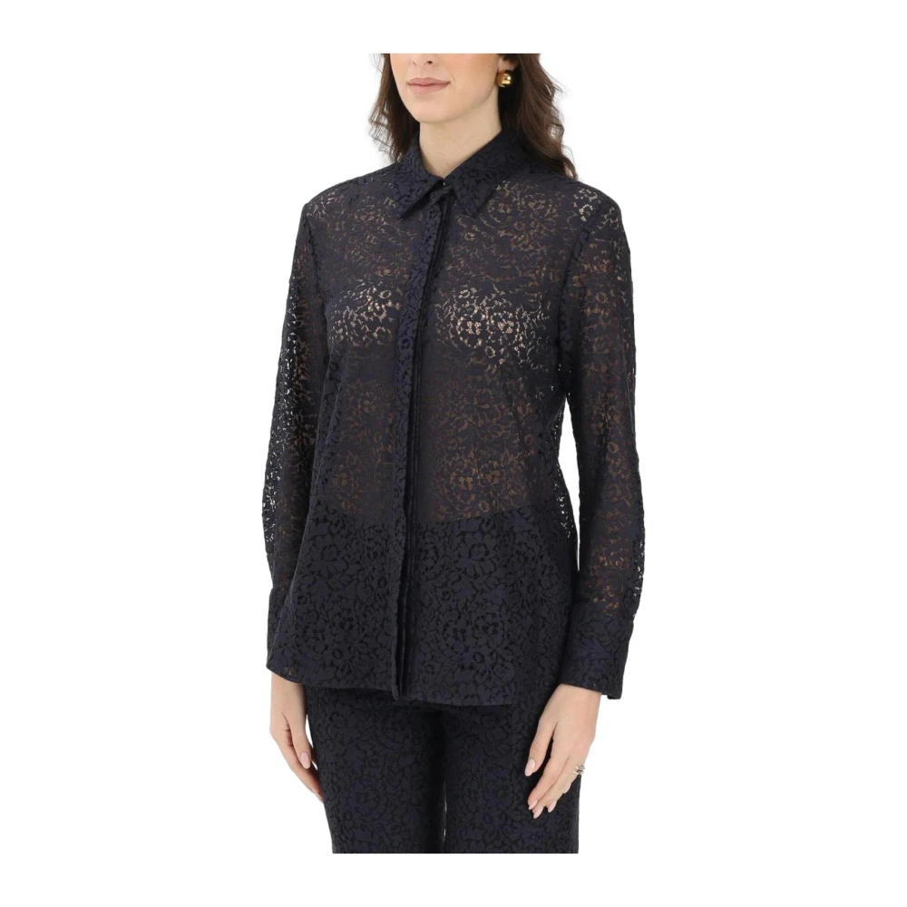 Max Mara Studio Blue Shirts, Female, M, Mstgala Shirt
