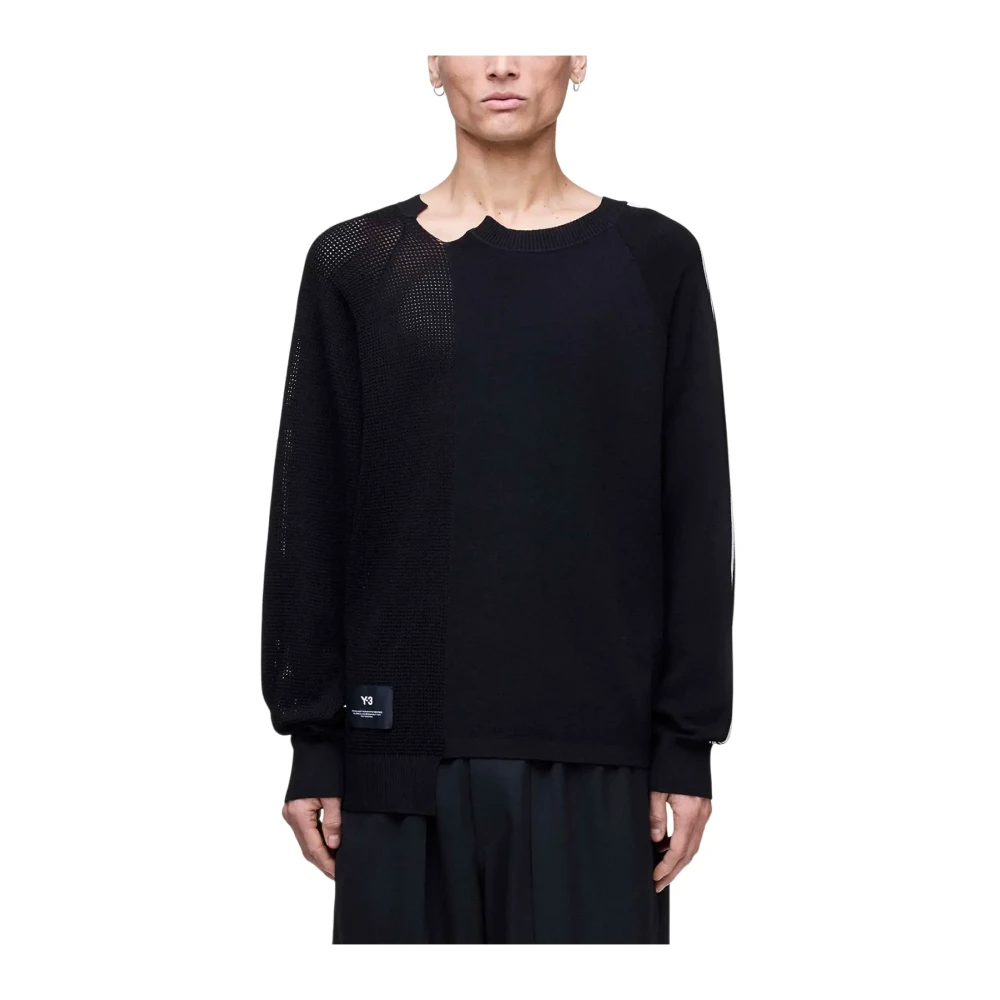 Adidas Black Long Sleeve Training Tops, Male, S, Logo Knit Jumper