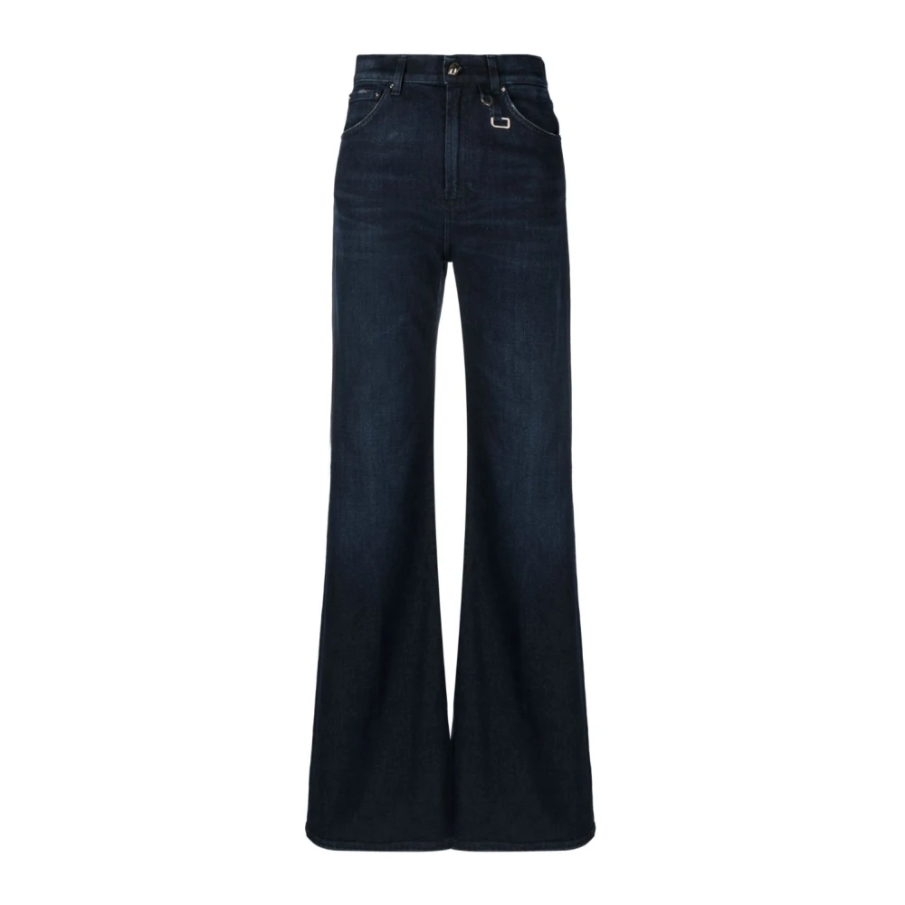 Dondup 800 BLU Amber Flared Jeans Blue Dames