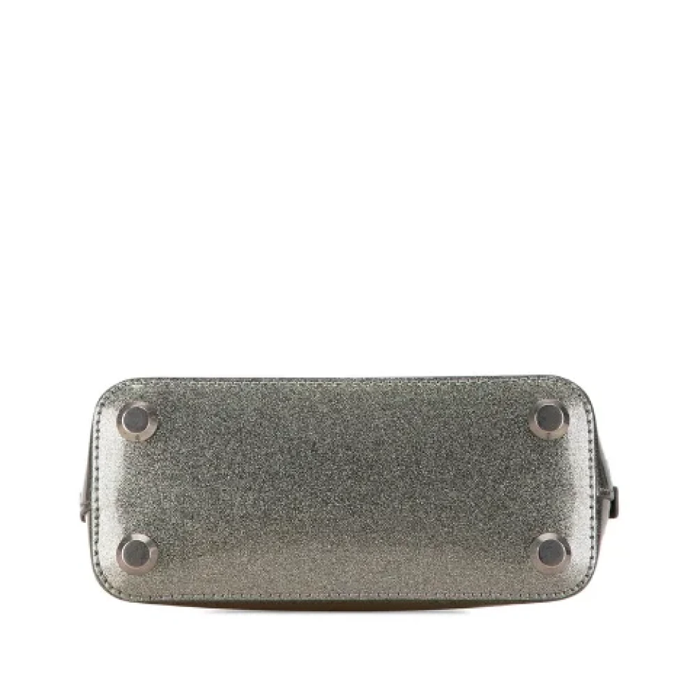 Balenciaga Vintage Pre-owned Leather handbags Gray Dames