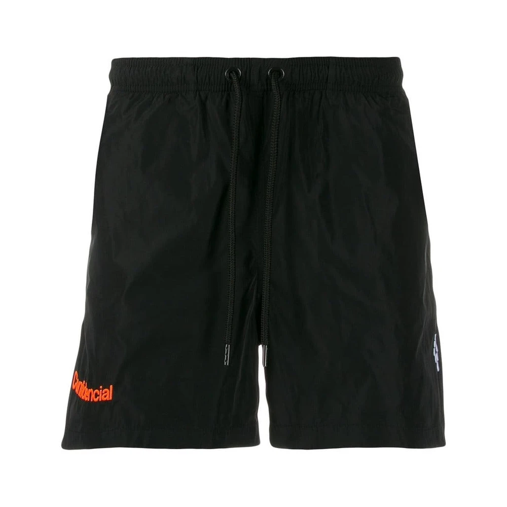 Marcelo Burlon Heren Boxer Zwembroek Geborduurd Logo Black Heren