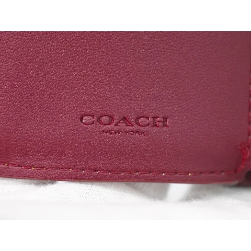 Coach Pre-owned Canvas wallets Brown Dames