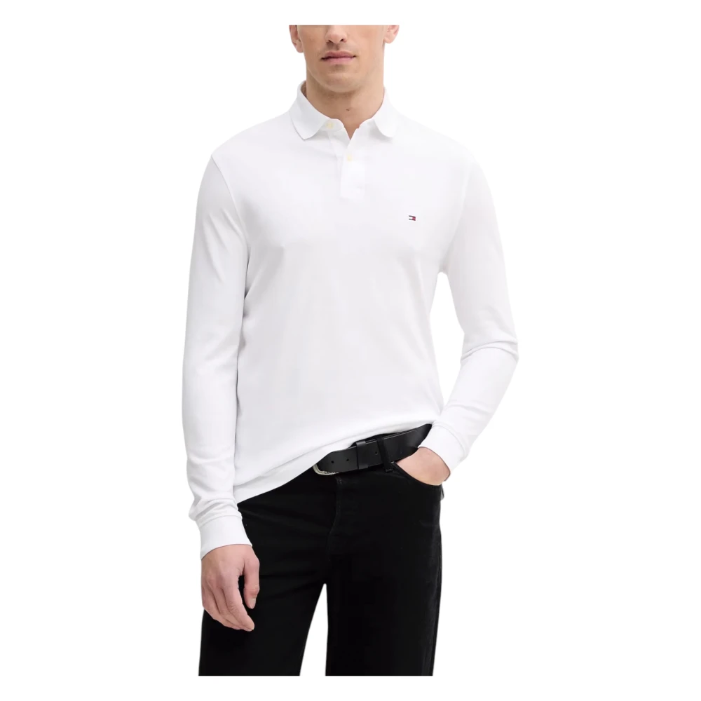 Tommy Hilfiger Men's White 1985 Regular Ls Polo
