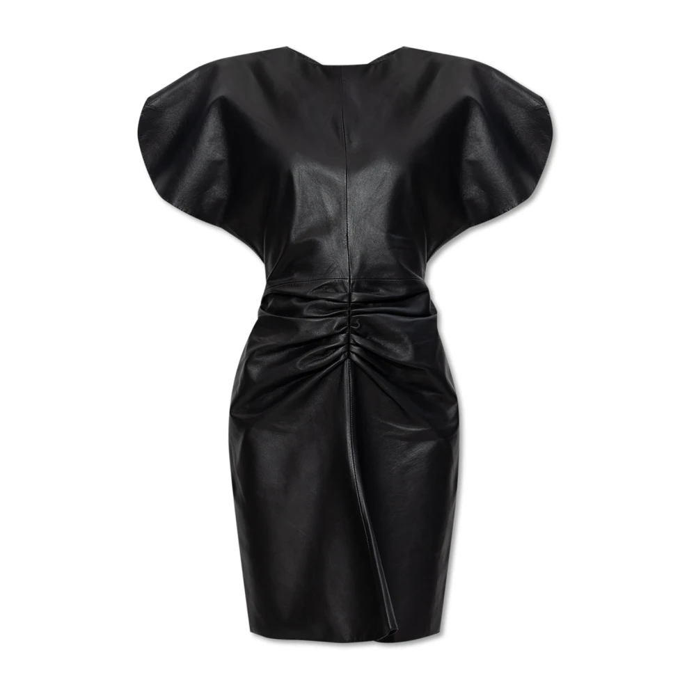 Victoria Beckham Leren jurk Black Dames