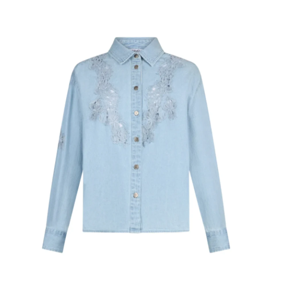 Liu Jo Vrouw Blauw Denim Shirt